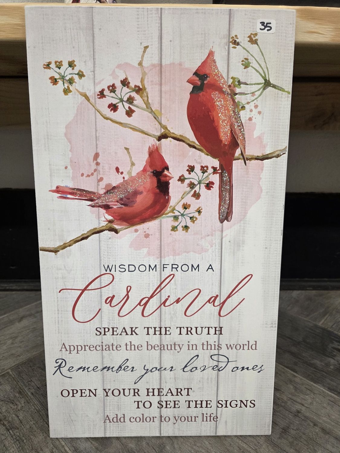 Wisdom From A Cardinal Sign
