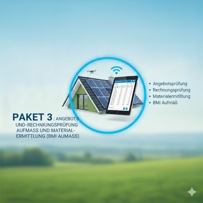 Angebots und Rechnungsprüfung-Aufmaß und Material Ermittlung (60min)