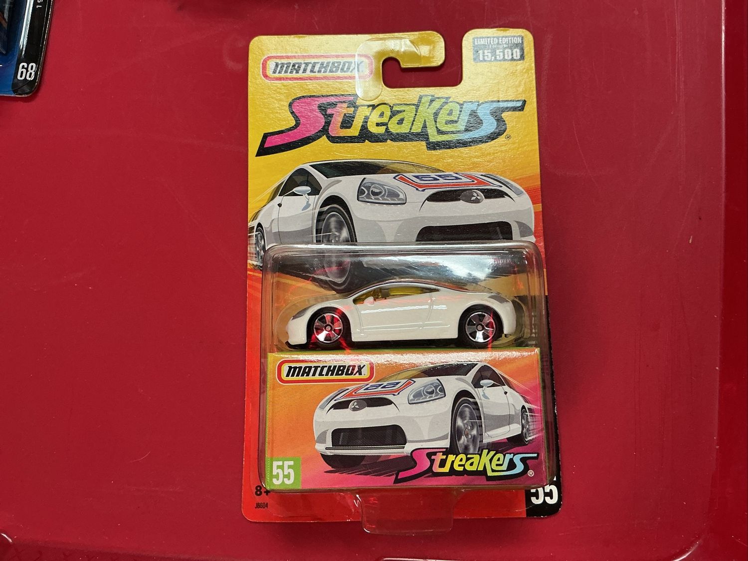 MITSUBISHI ECLIPSE 2006 MATCHBOX STREAKERS WHITE No. 55 NEW FACTORY SEALED VHTF
