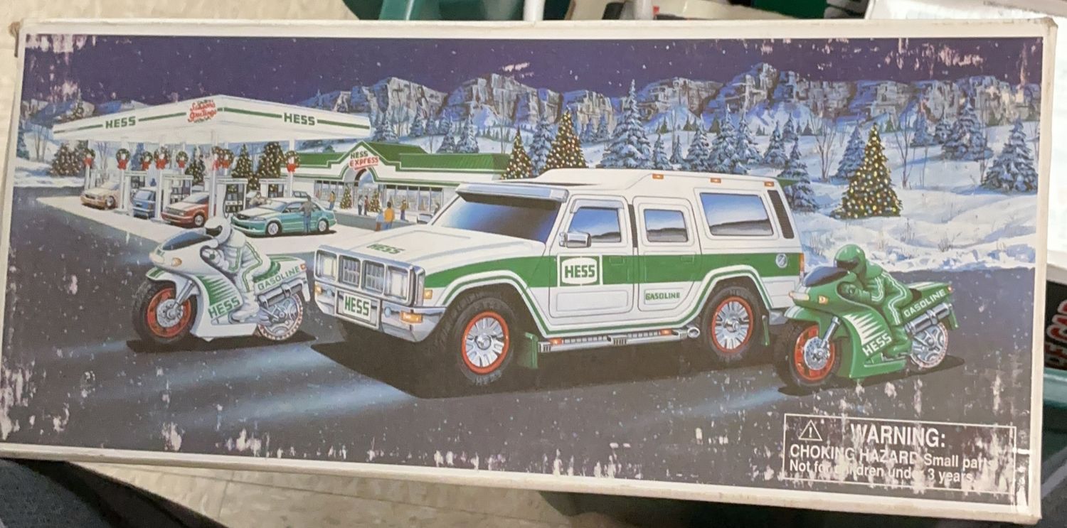 Hess 2004 space sport utility vehicle and motorcycles