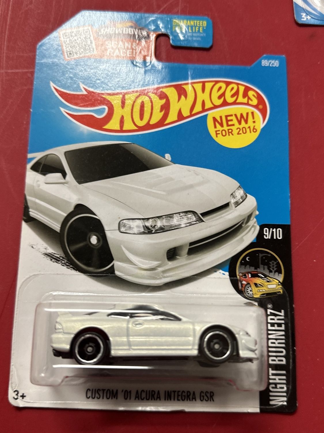 Hot Wheels 2016 Custom ‘01 White Acura Integra GSR