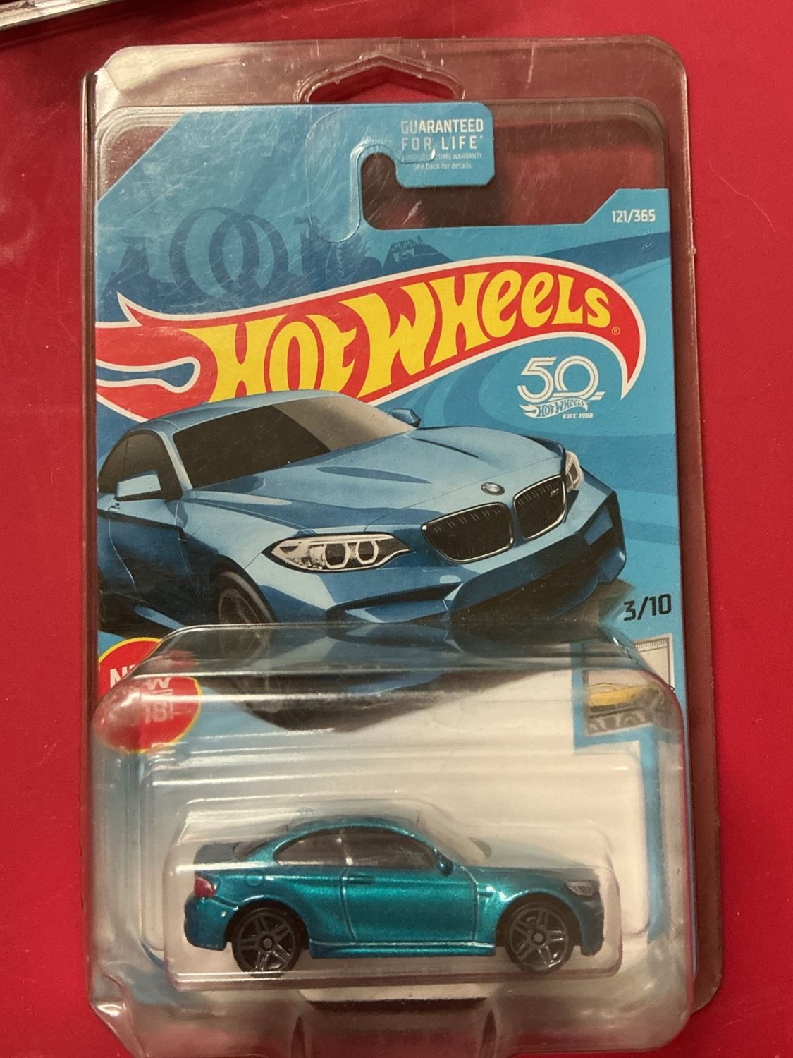 Hot Wheels 2018 50th Anniversary Factory Fresh 2016 BMW Model M2 254/365, teal