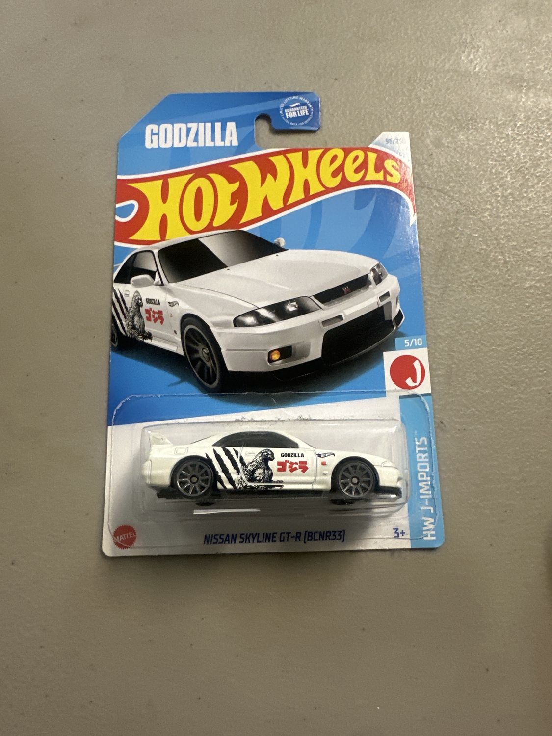 Hot Wheels Godzilla Nissan Skyline GT-R [BCNR33]