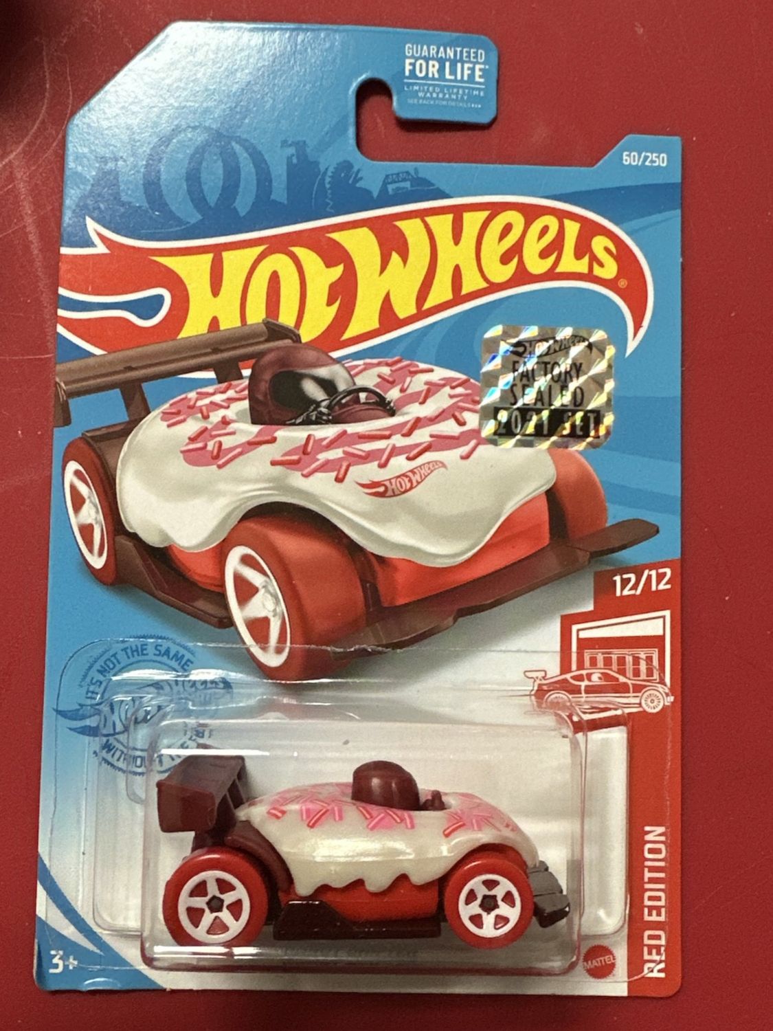 2021 Hot Wheels #60 Red Edition Donut Drifter Target Exclusive 12/12
