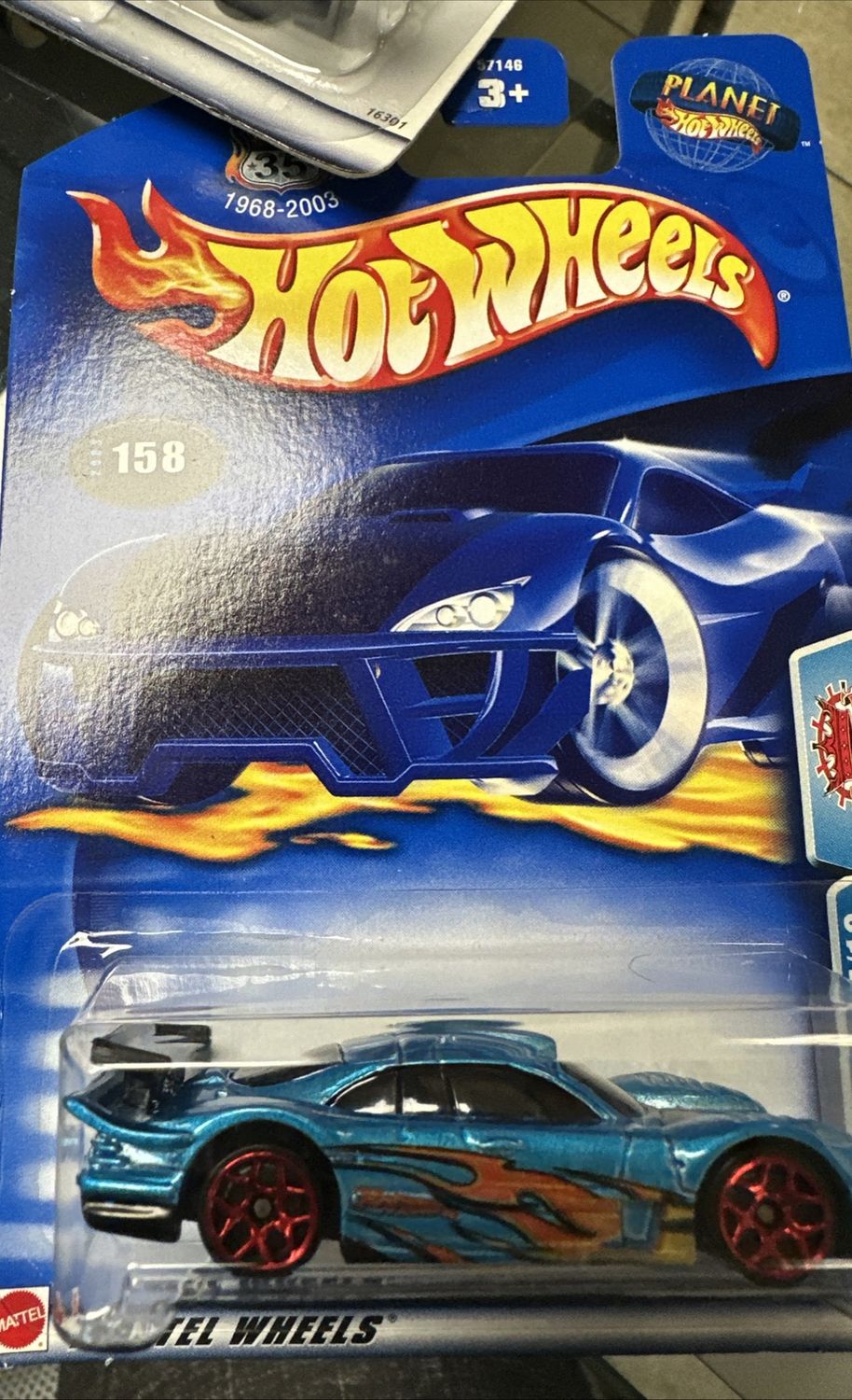 Hot Wheels 2003 Pride Rides Series #158 Mercedes CLK-LM Mtflk Blue w/ Y5s