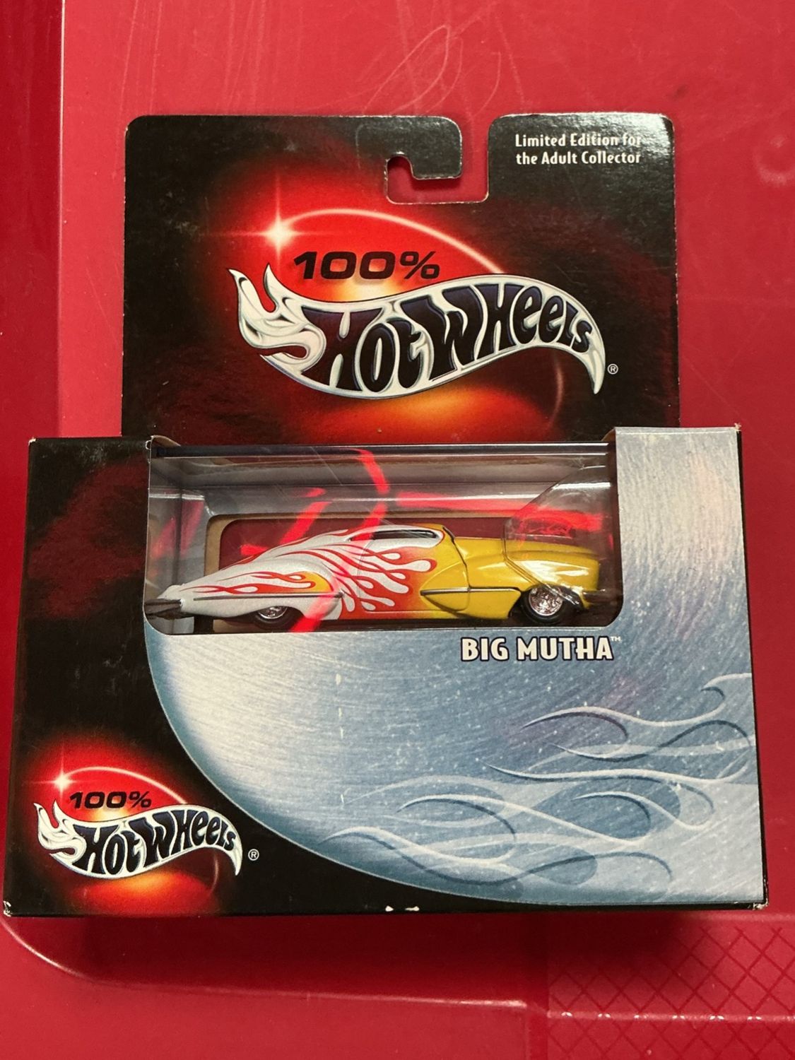 Hot Wheels Black Box Big Mutha White With Flames