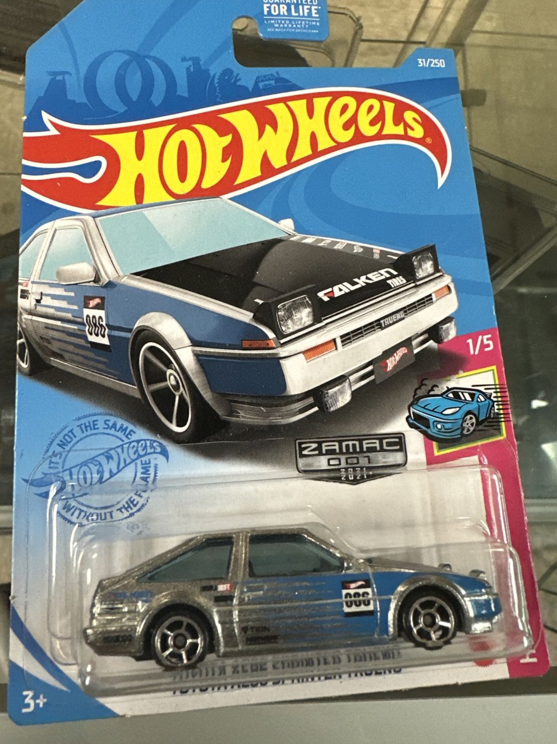 2021 Hot Wheels Toyota AE86 Sprinter Trueno Zamac