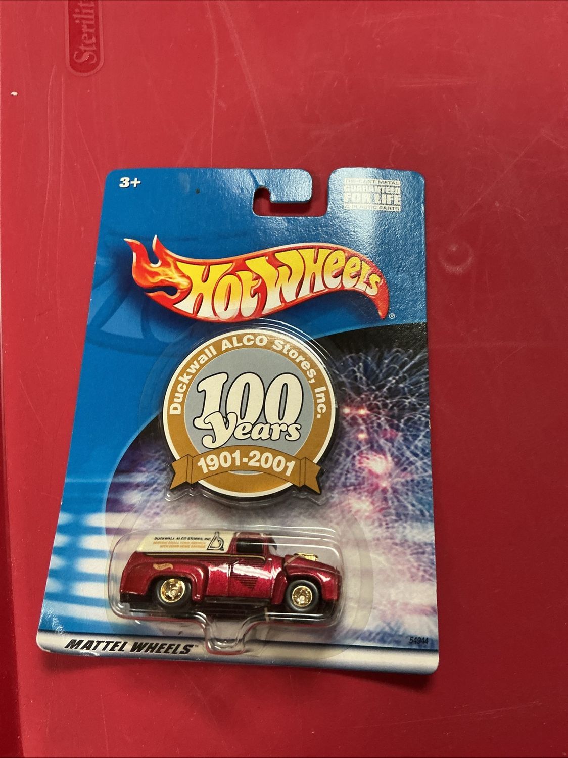 Hot Wheels Duckwall ALCO Stores, Inc. 100 Years 1901-2001 NOS￼ Limited Red 