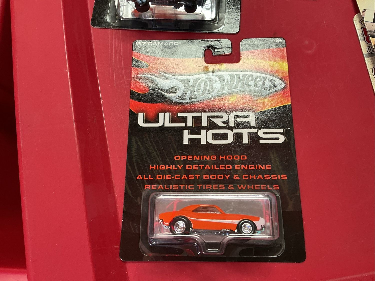 Hot Wheels 06 Ultra Hots Series 67 Camaro In package Real Riders Orange Malaysia