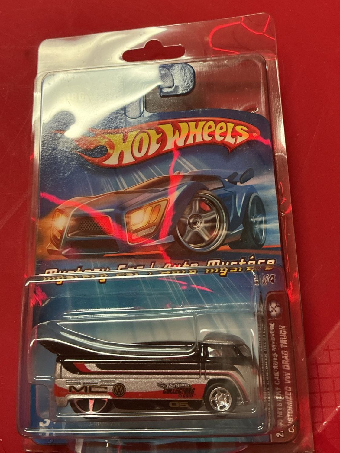 Hot Wheels 2005 Mystery Car, Customized VW Drag Truck, Front Real Riders