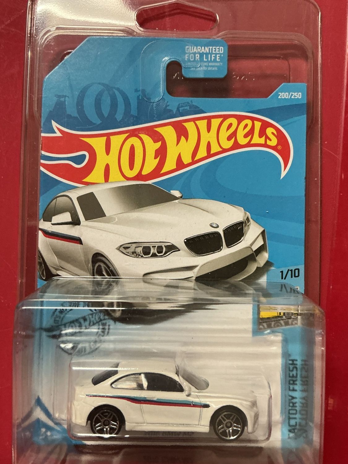 Hot Wheels #200 Factory Fresh 1/10 2016 BMW M2 White w/Chrome Pr5 Spokes