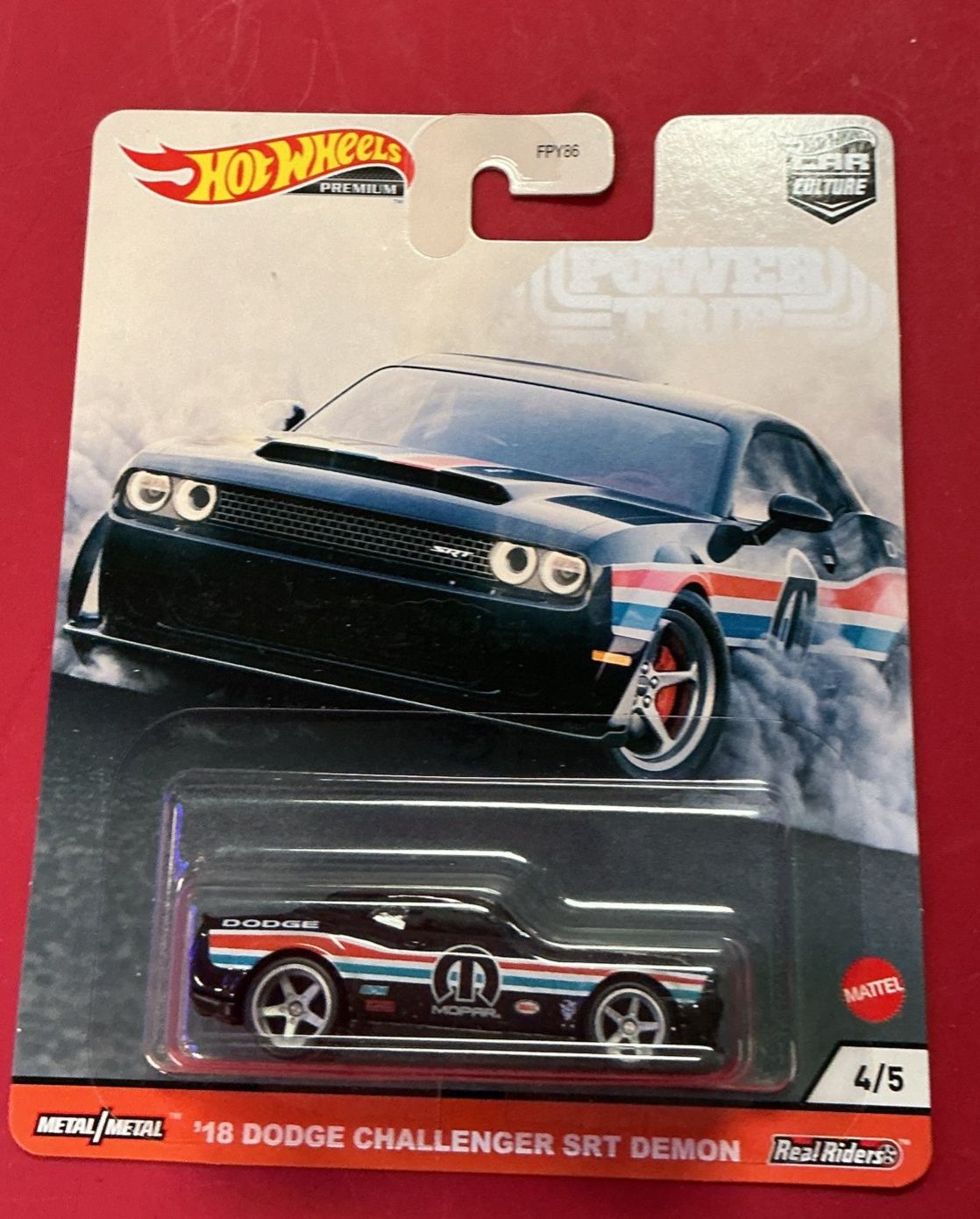 Hot Wheels Premium 2020 Car Culture Power Trip ∞ 2018 Dodge Challenger SRT Demon