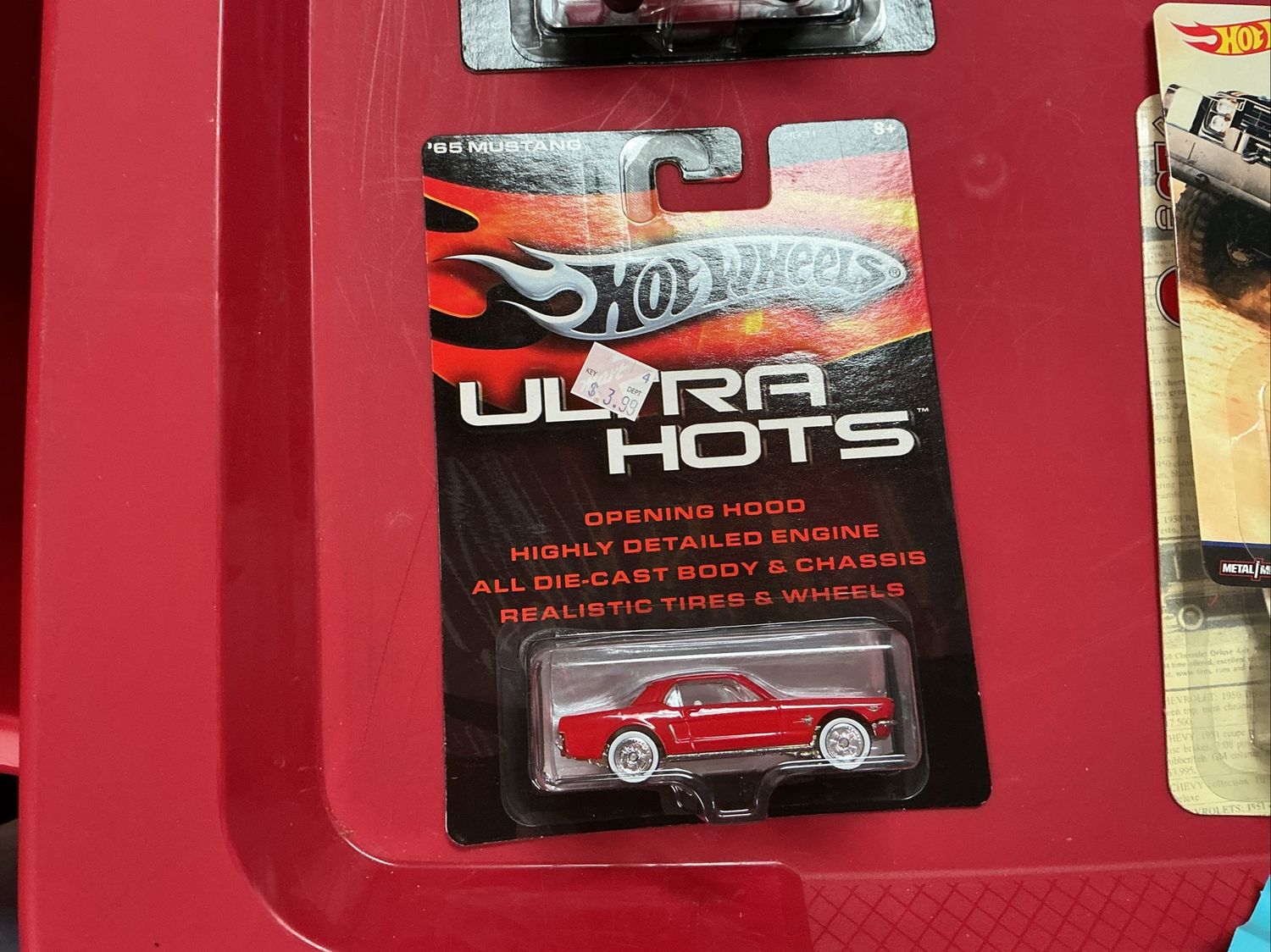 Hot Wheels Ultra Hots '65 Mustang Red 1/64 Scale Die-Cast Collectors Car 1965