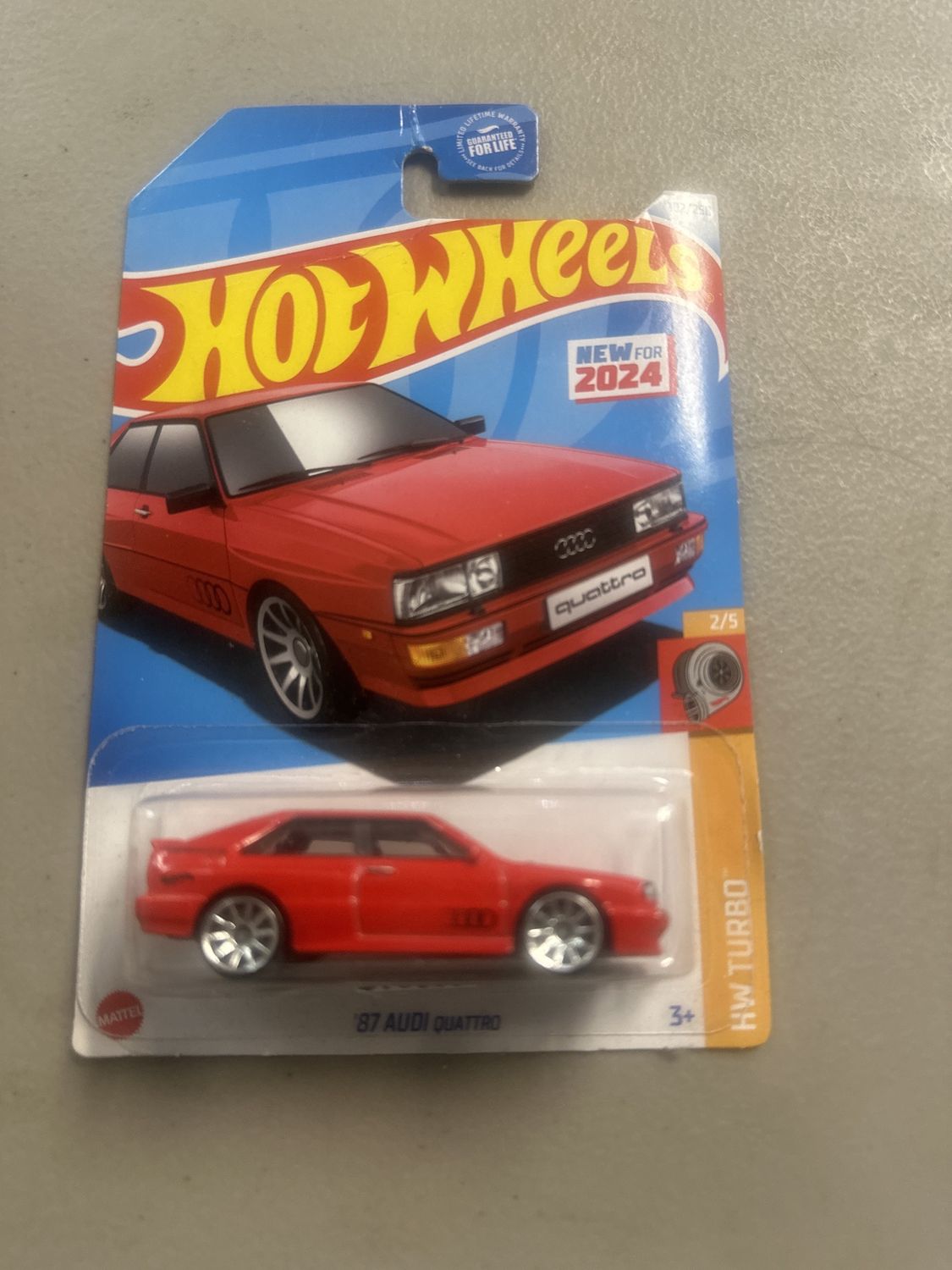 Hot Wheels ‘87 Audi QUATTRO