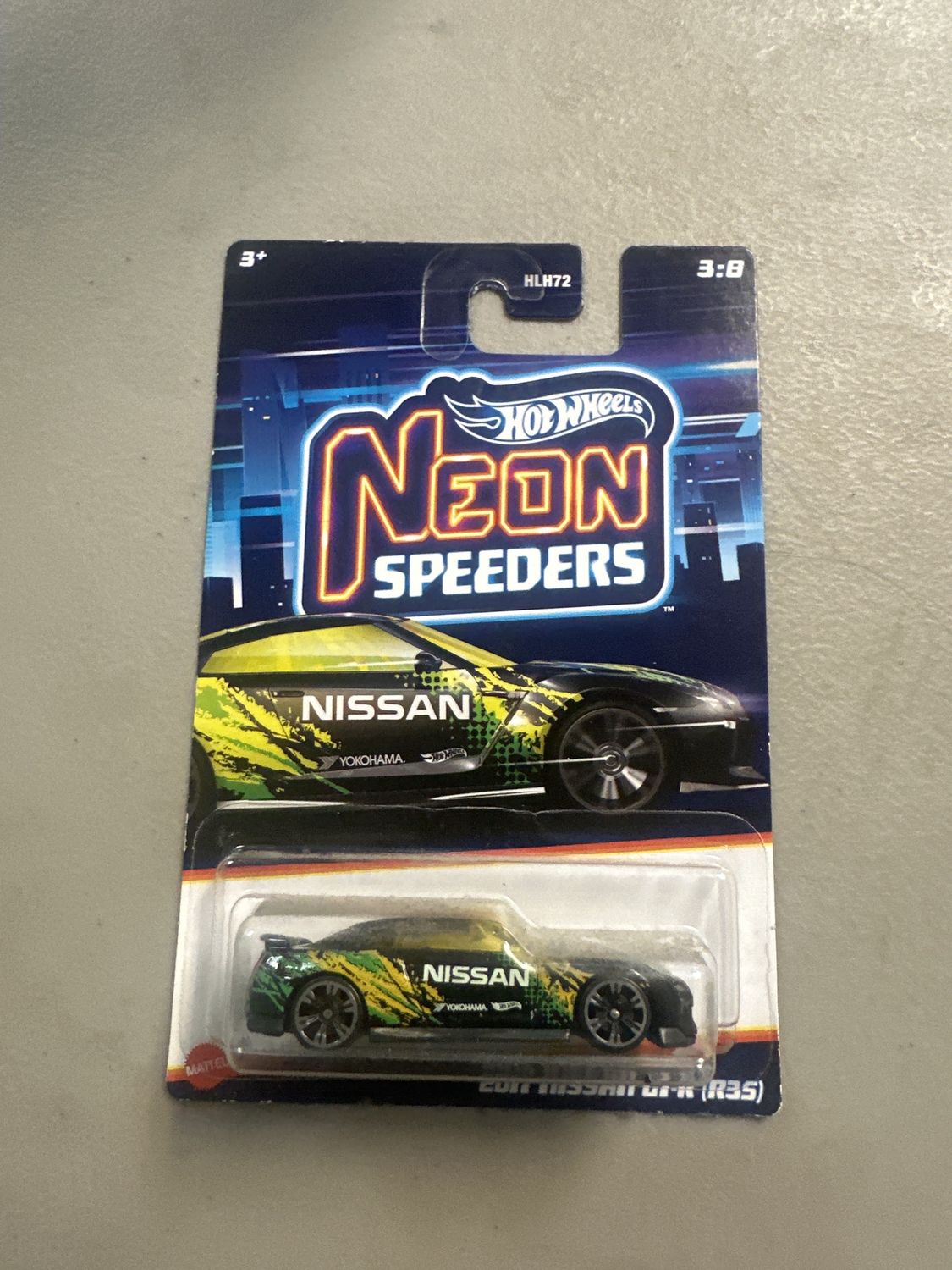 Hot Wheels Neon Speeders 2017 Nissan GT-R [R35]
