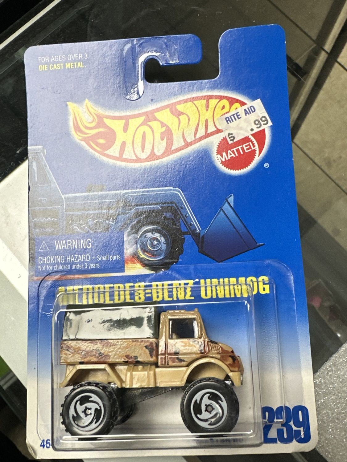 Hot Wheels, #239, Mercedes-Benz Unimog, #2