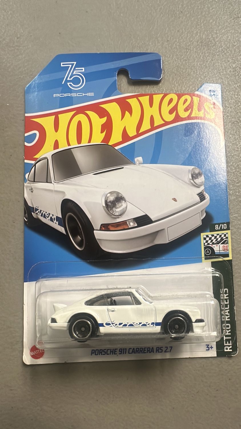 Hot Wheels Porsche 911 Carrera RS 2.7 White