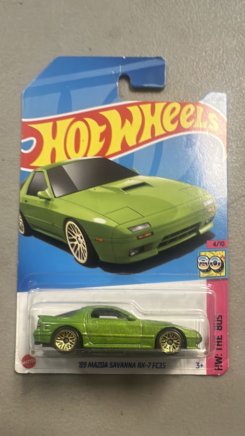 Hot Wheels ‘89 Mazda Savanna RX-7 FC35 GRN