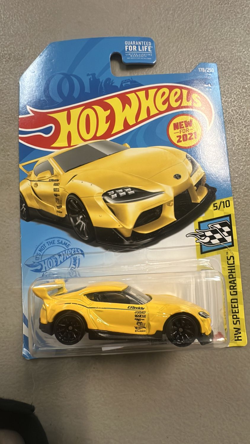 Hot Wheels ‘20 Toyota Gr Supra YLW