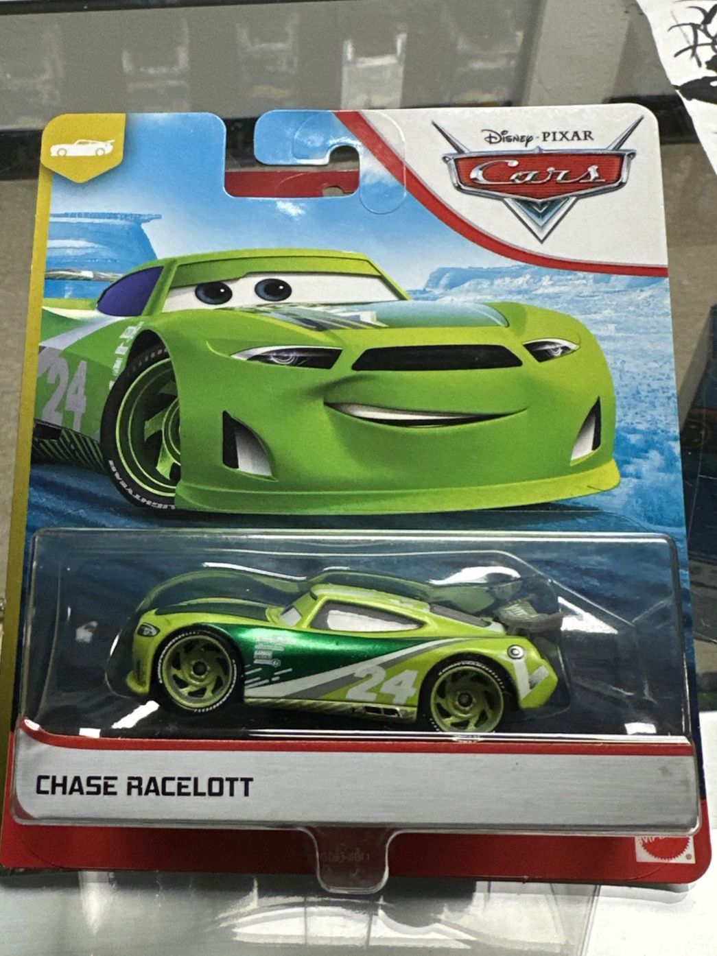 DISNEY PIXAR CARS 3 "CHASE RACELOTT...A.K.A. VITOLINE"