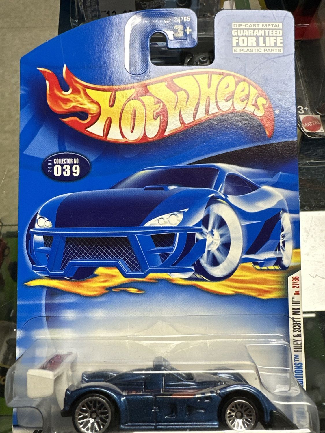 Vtg 2001 First Editions Hot Wheels * Riley &amp; Scott MK III * 27/36 Collector #039