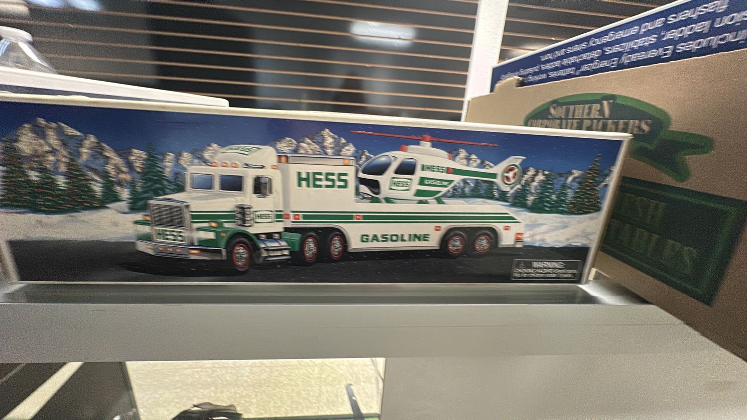Hess 1995 truck helicopter gas
