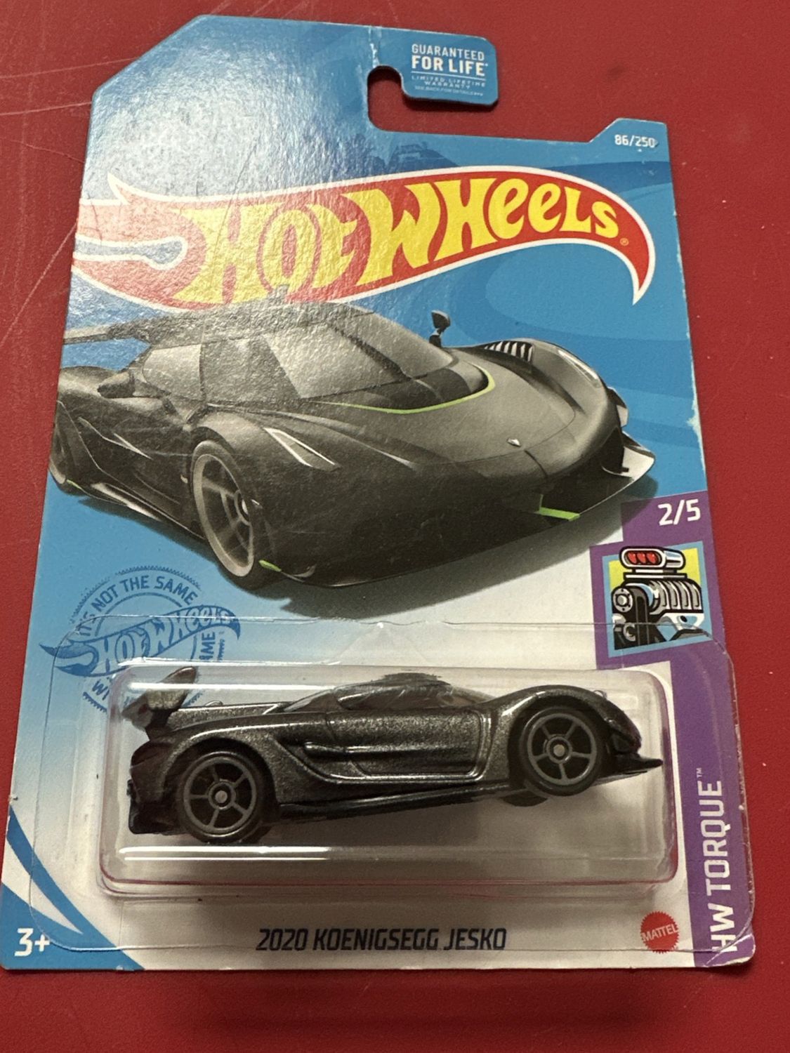 Hot Wheels HW Torque 2/5 (2020) Silver 2020 Koenigsegg Jesko Car 86/250