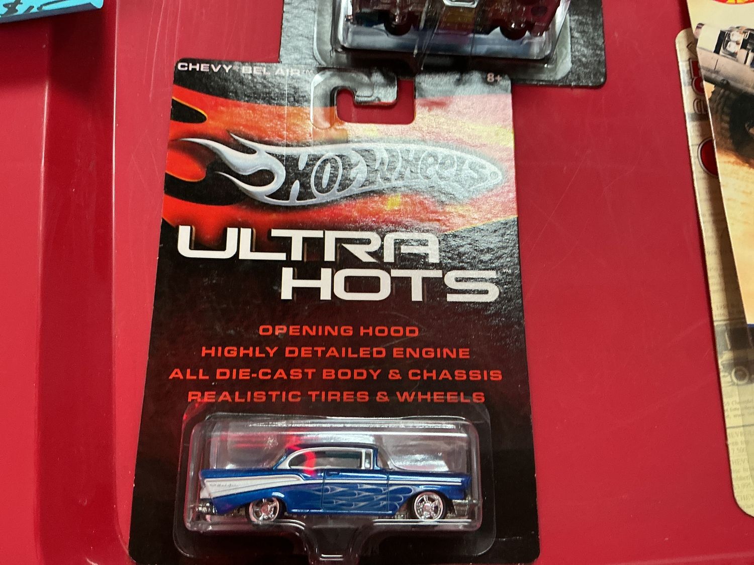 2006 Hot Wheels Ultra Hots Chevy Bel Air Blue Real Riders J2828 LR