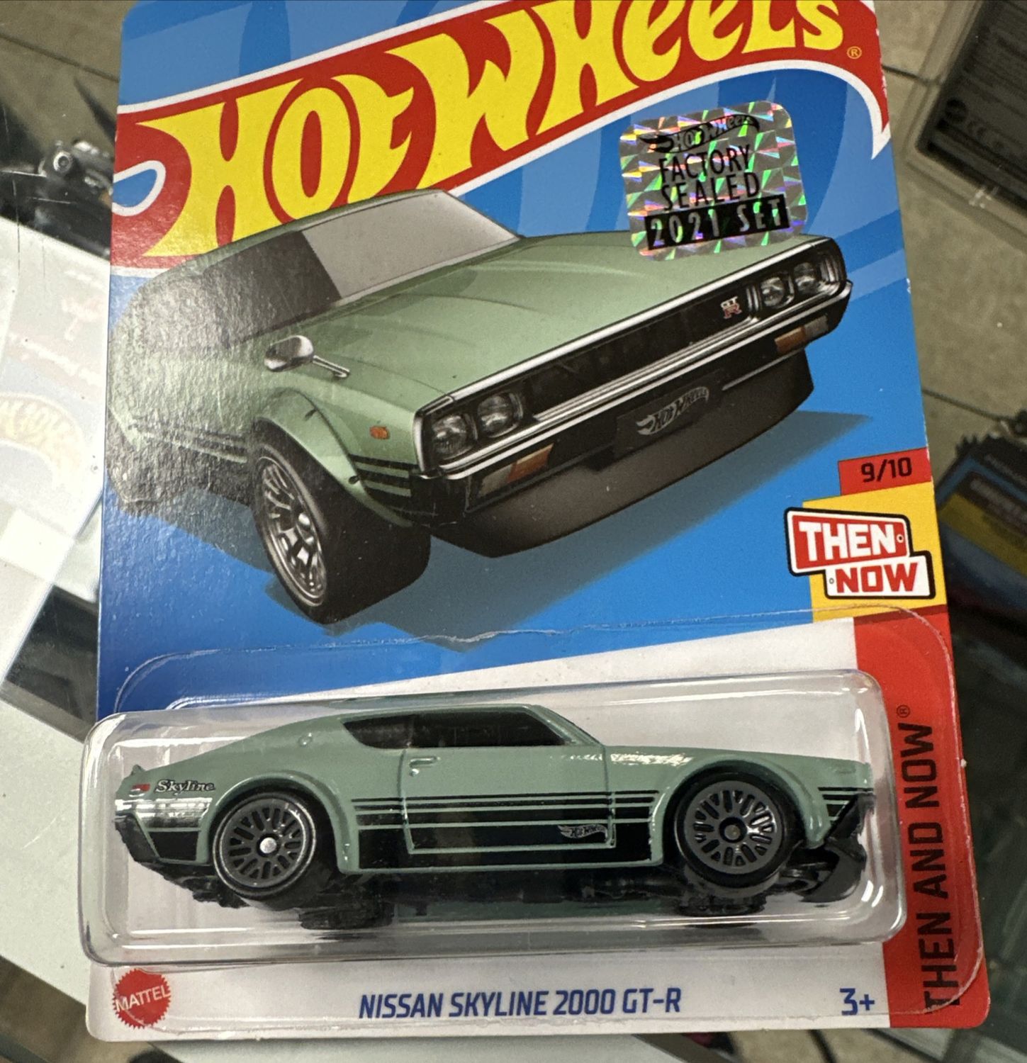 2022 Hot Wheels #180 Nissan Skyline 2000 GT-R (Green Gamestop Exclusive)