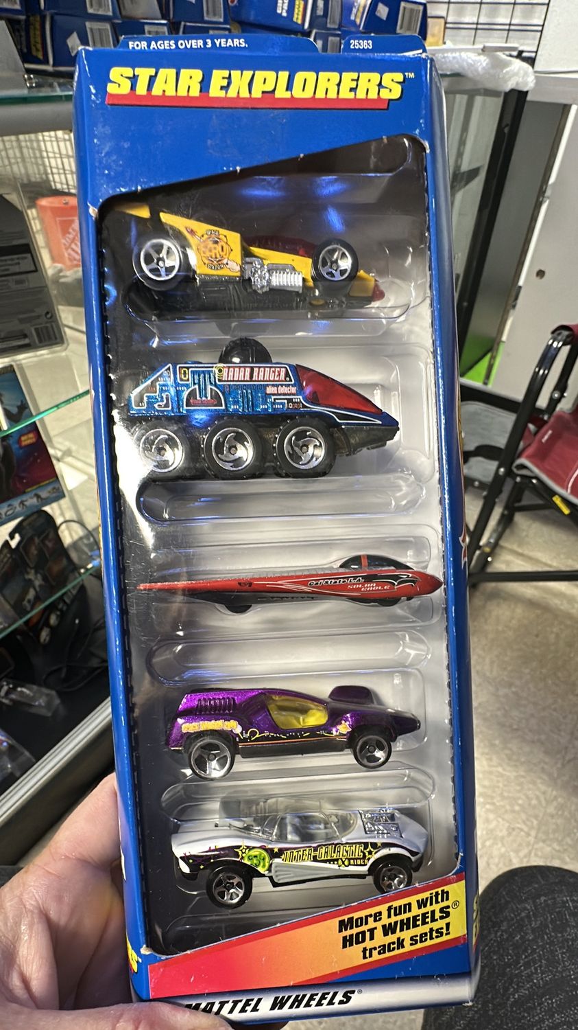 HOT WHEELS 1998 5 Car Gift Pack, 25363, Star Explorers
