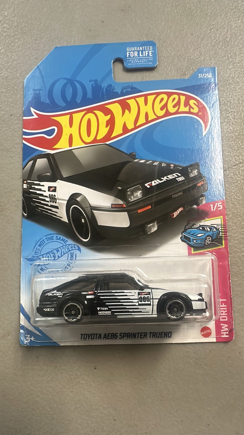 Hot Wheels Toyota AE86 Sprinter Trueno Digital Wrap