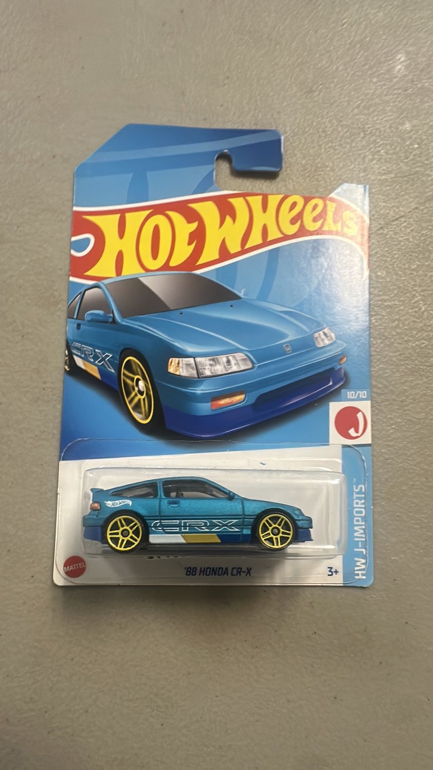 Hot Wheels ‘88 Honda CRX BLUE Y5SP