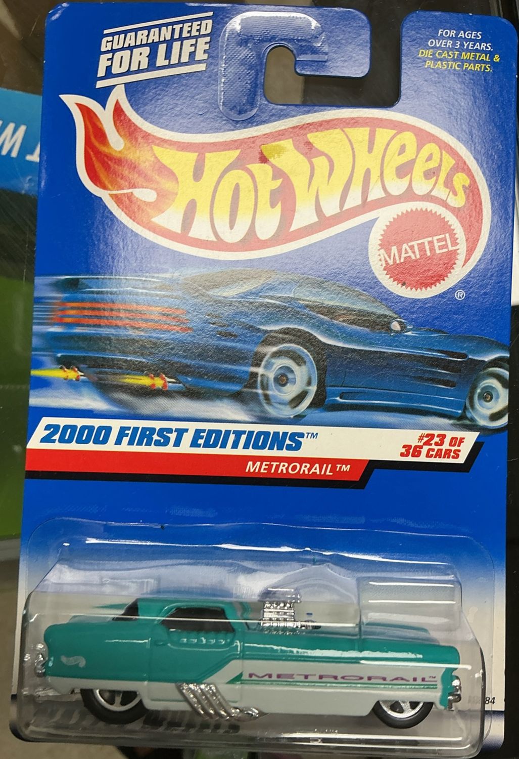 Hot Wheels METRORAIL~2000 First Editions #23/36, Collector #83***MINT on MINT