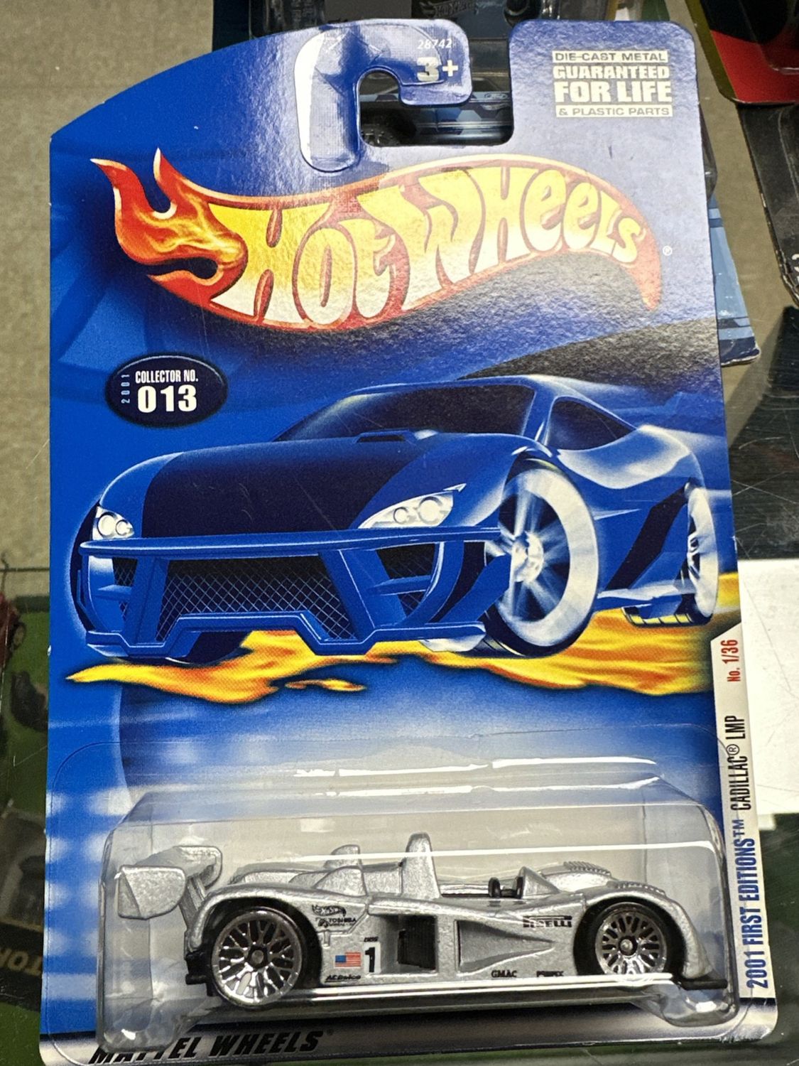 Hot Wheels Cadillac LMP 1/36 #013 2001 First Editions NEW S48
