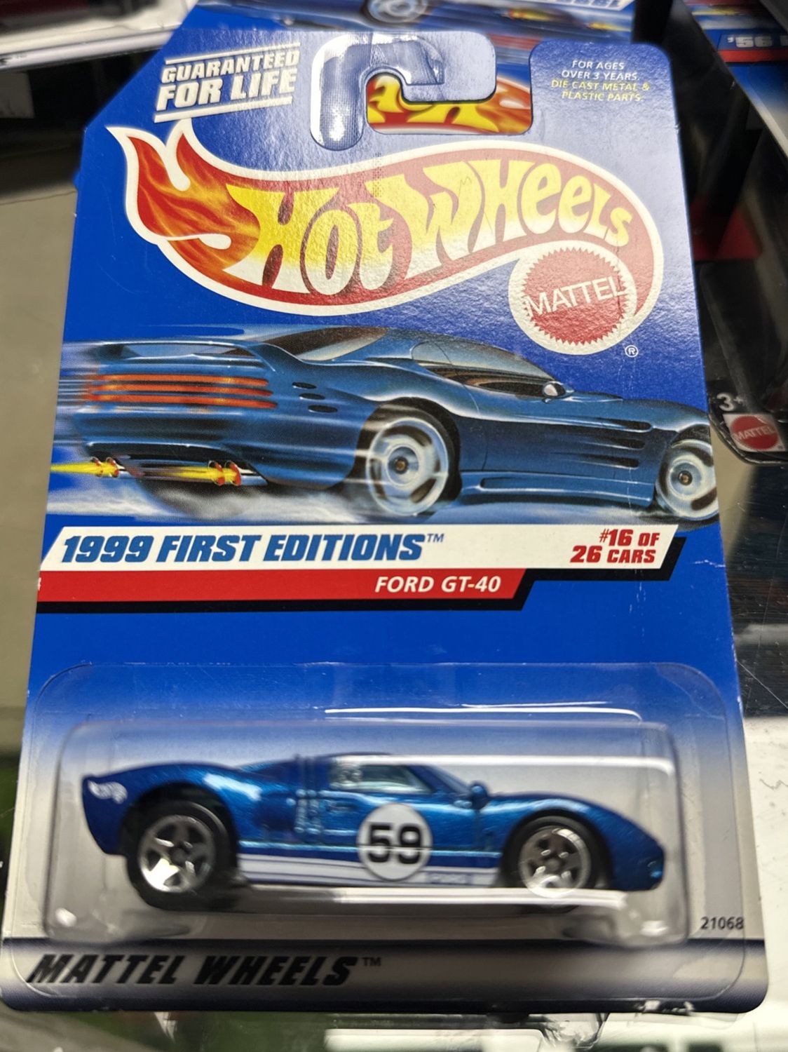 1999 Hot Wheels First Editions Ford GT-40 No. 921 #16 of 26 cars (K)