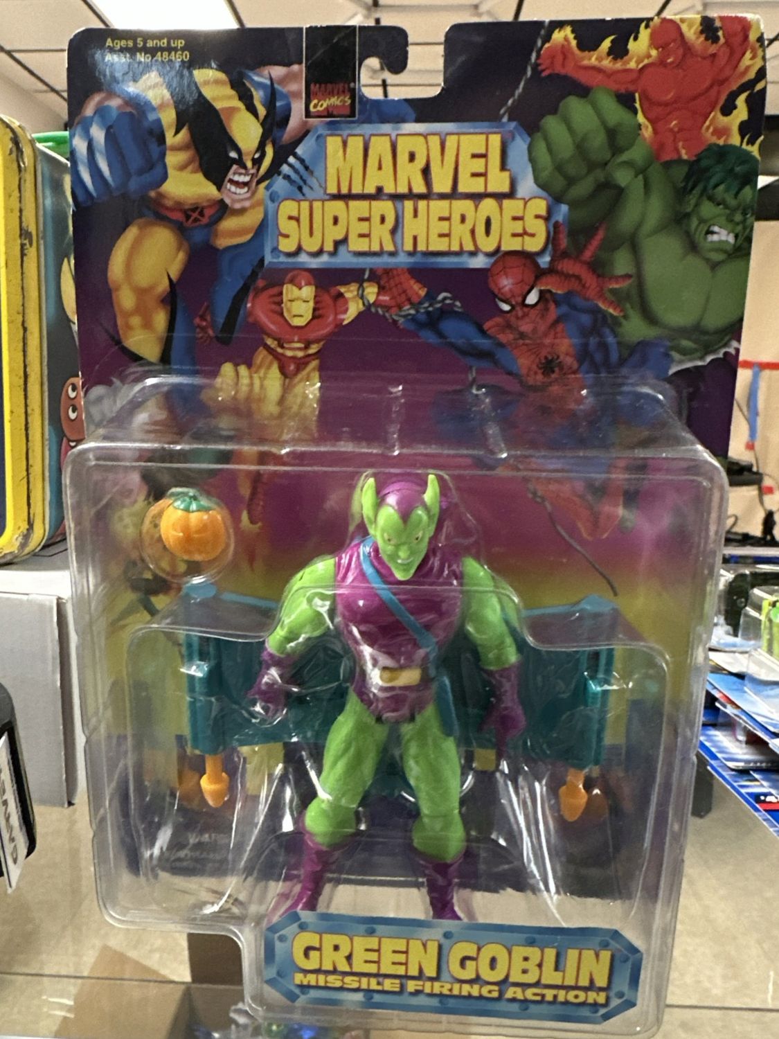 Marvel Super Heroes Green Goblin Action Figure with Missile Firing Action