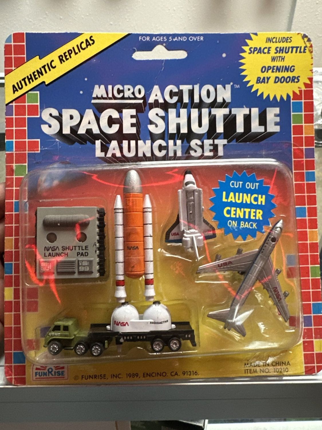 Vintage 1989 Micro Action Space Shuttle