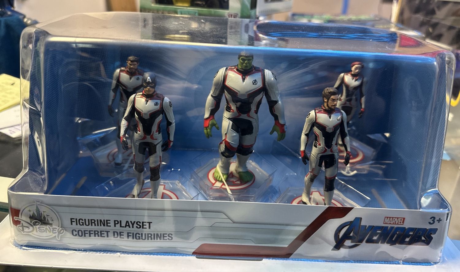 AVENGERS ENDGAME 5 FIGURINE PLAY-SET, HULK THOR BLACK WIDOW-CAPTAIN &amp; IRON MAN
