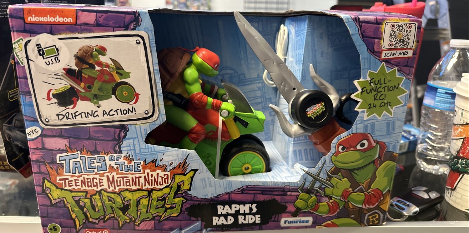 Tales of The Teenage Mutant Ninja Turtles RC Raph's Rad Ride Target Exclusive!