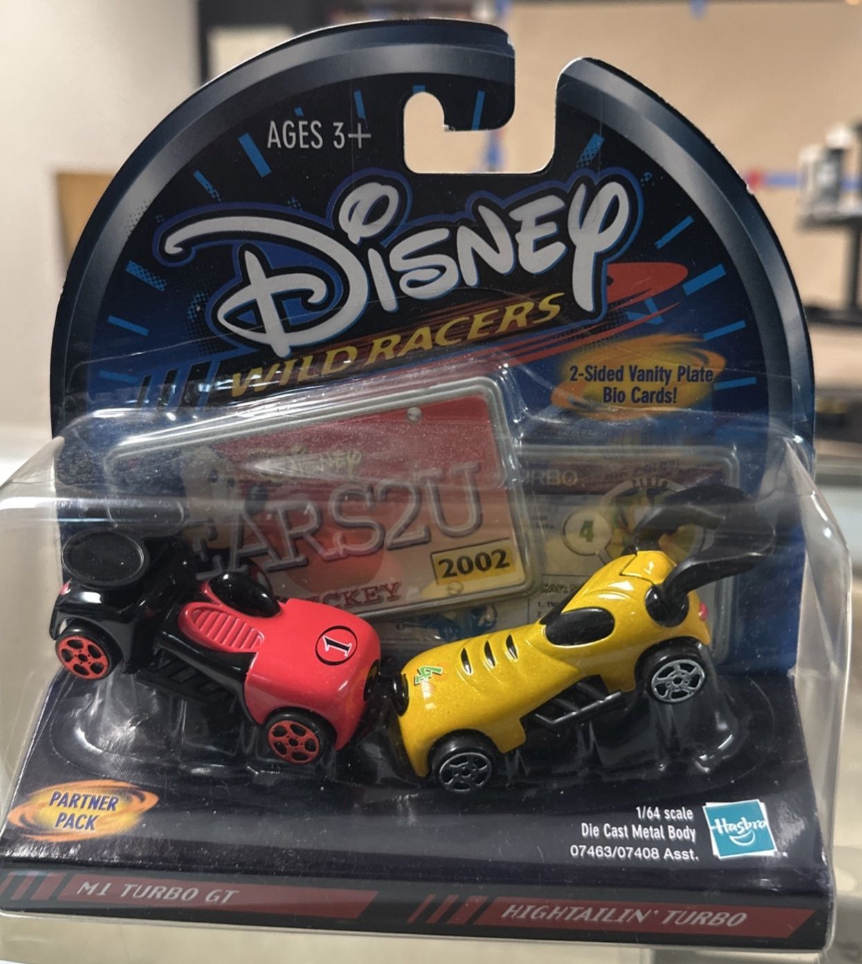 Hasbro 2002 Disney Wilder’s Mickey And Pluto Cars