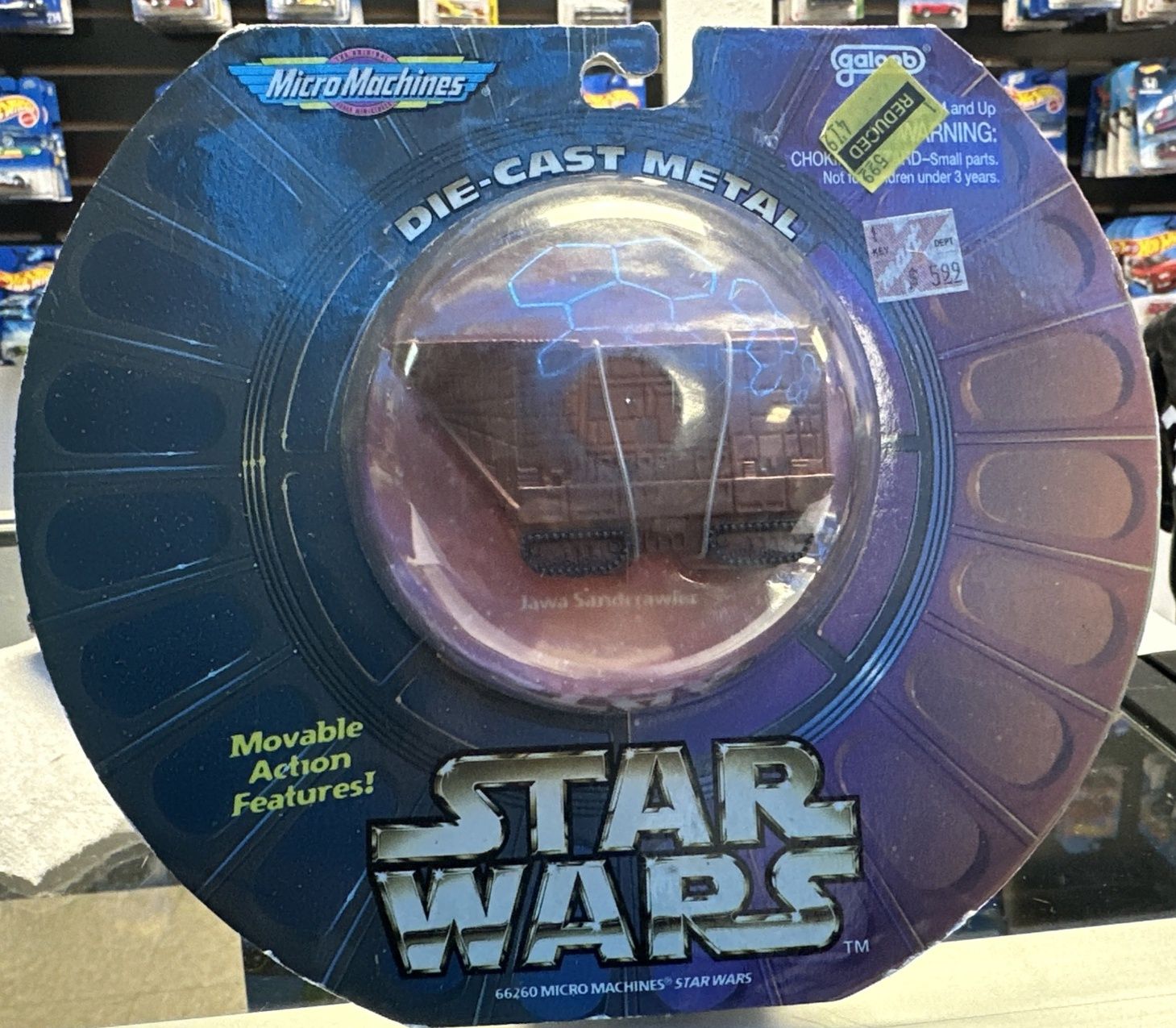 1996 Sealed Galoob Die-cast Star Wars Micro Machines Jawa Sandcrawler.