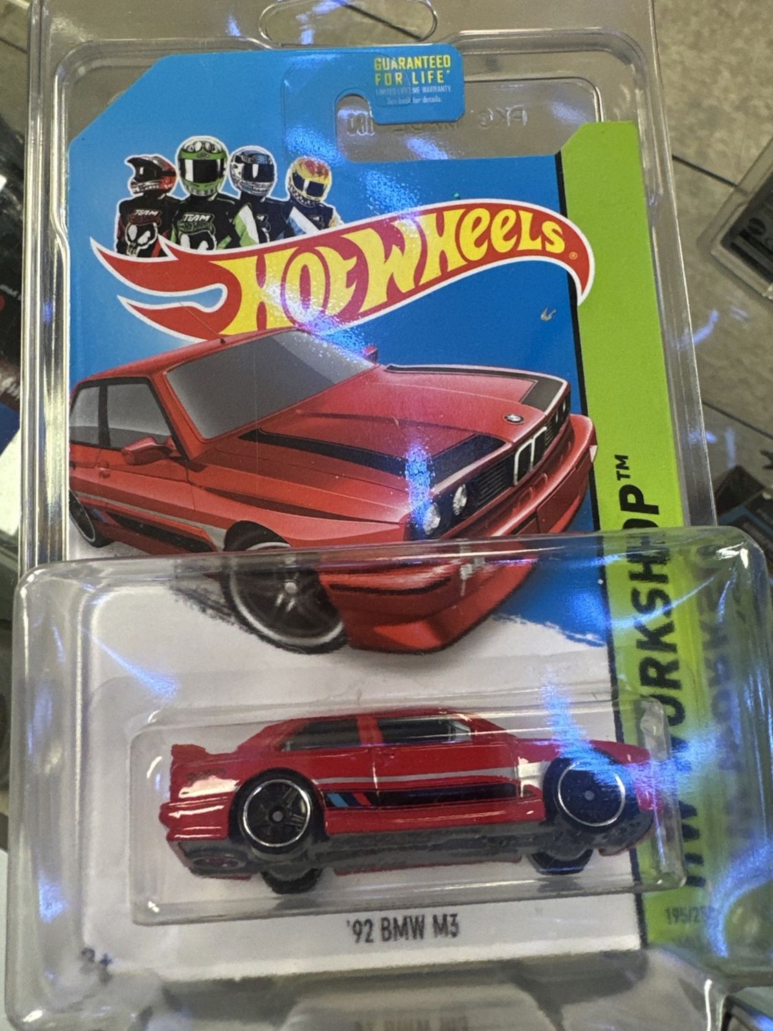 2014 HOT WHEELS HW Workshop 1992 '92 BMW M3 #195/250 Red