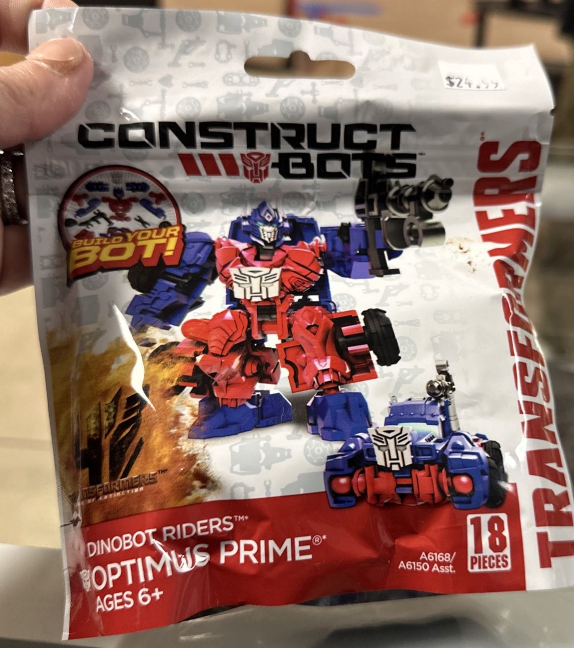 New! TRANSFORMERS Construct-Bots Dinobot Riders Autobots Optimus Prime 2014