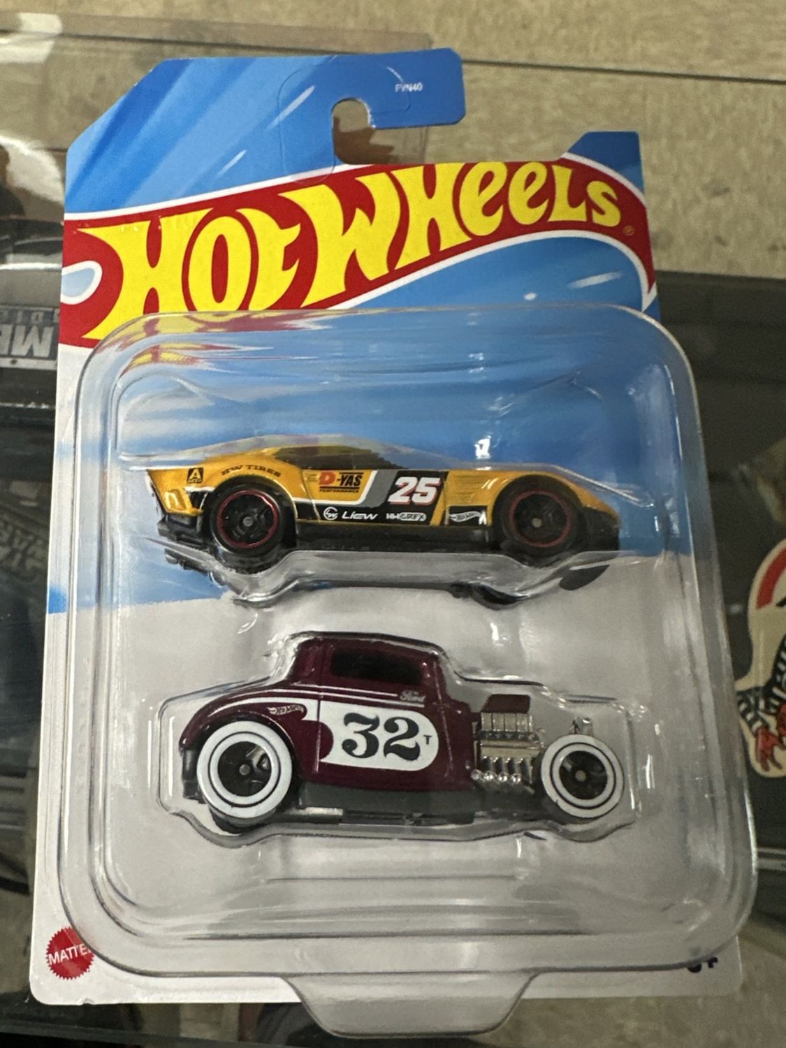 2025 Hot Wheels '32 Ford Burgundy Red 2 Pack Multipack Exclusive New