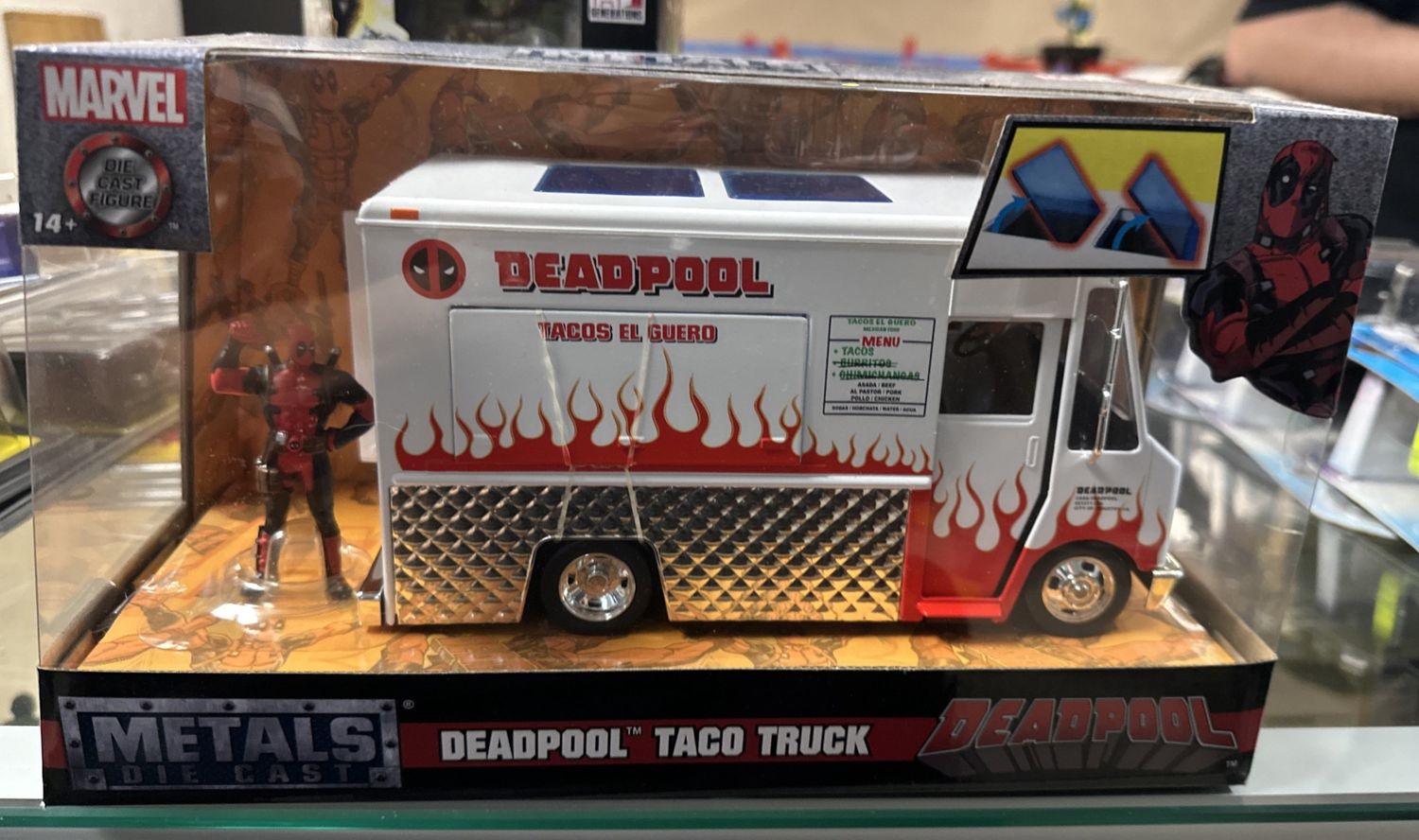 Jada Deadpool Taco Truck Metals Die-Cast Collectible Toy Vehicle 1/24 Figure New