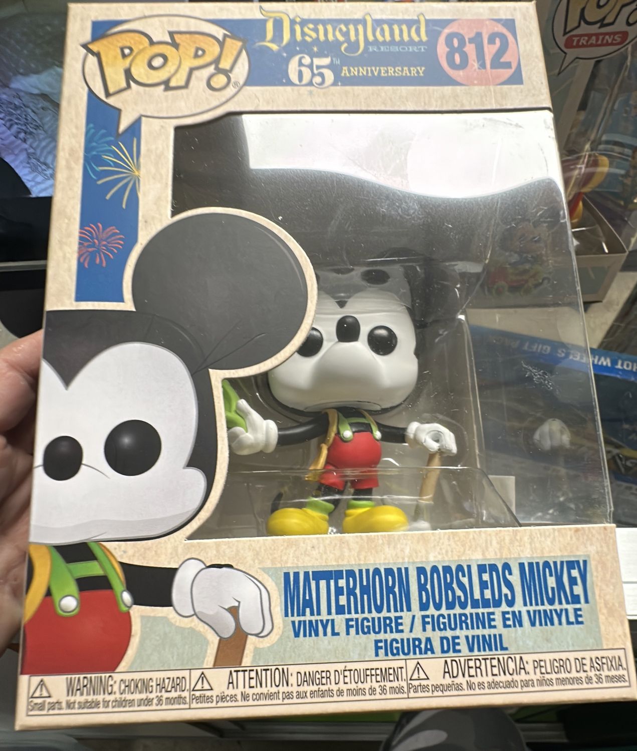 POP matterhorn bobsleds Mickey Disney 65th anniversary 812