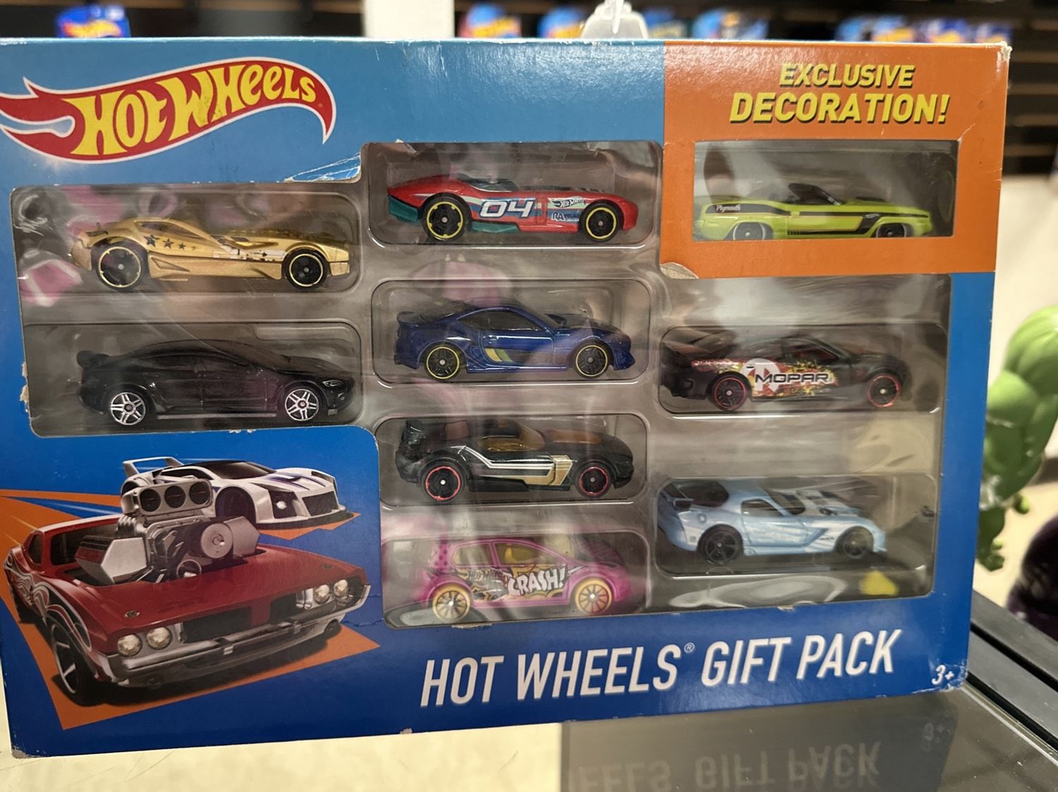 Hot wheels gift pack nine vehicles X6999