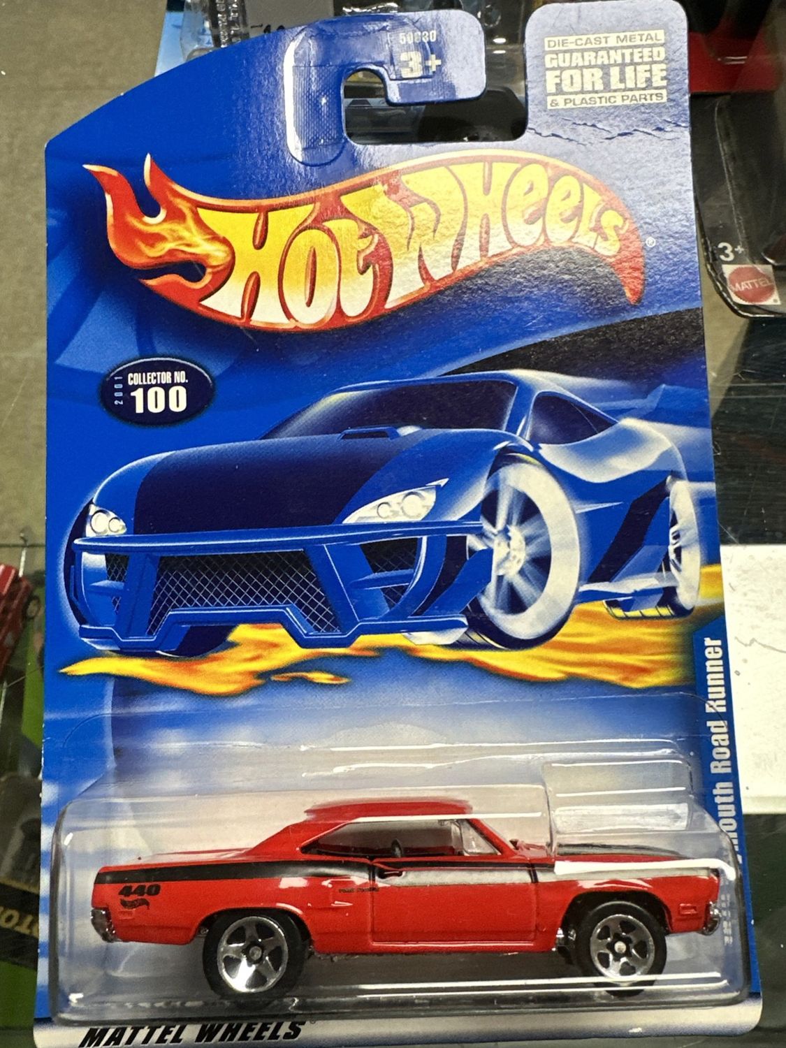 2001 Hot Wheels '70 Road Runner Collector #100