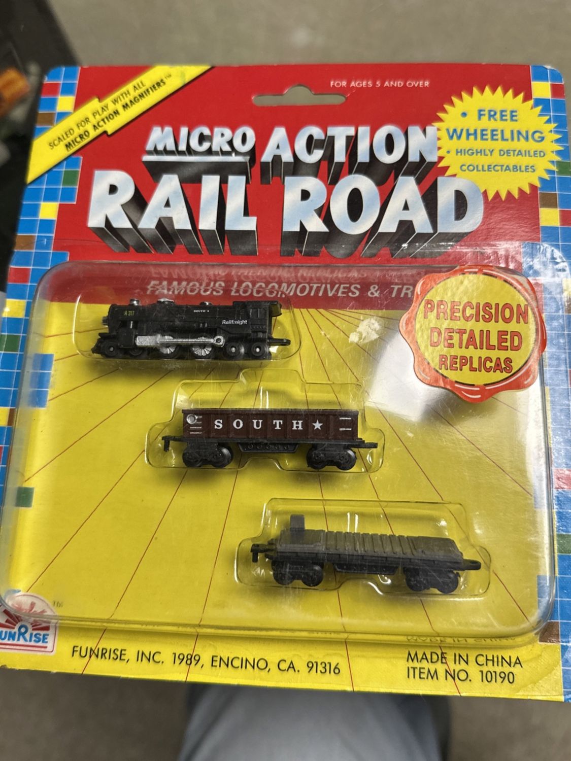FunRise 10190 N Scale Micro Action Southline 3 Piece Set Locomotives