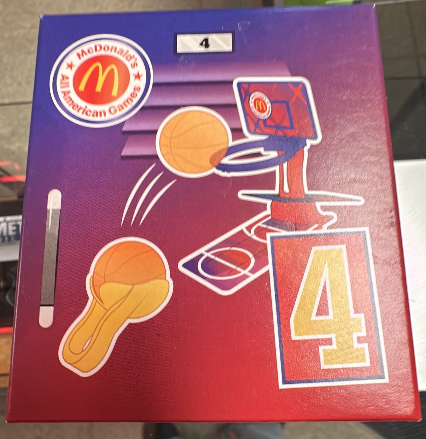 McDonald's Happy Meal Toys 2025 All American Games #4 Basketball New